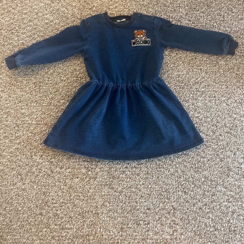 Moschino Baby Denim Dress Size 2T